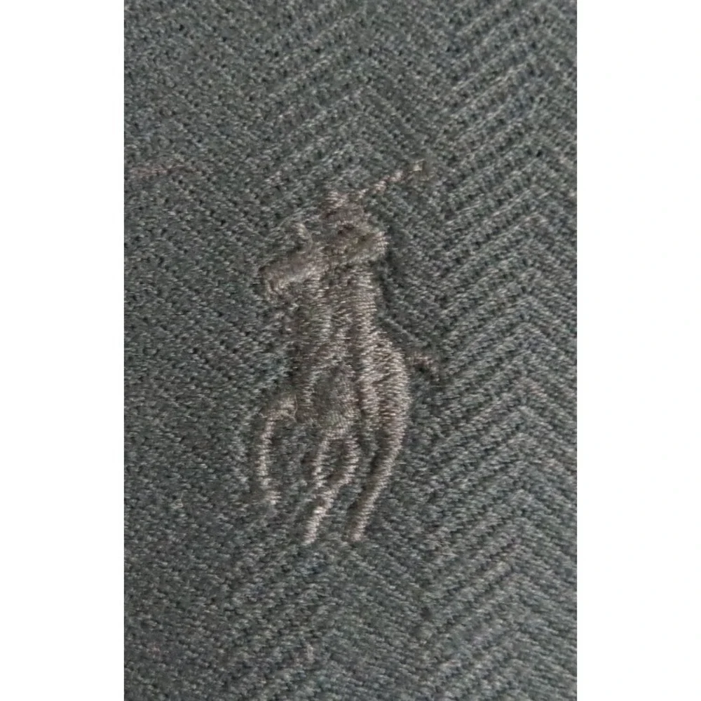 Polo Ralph Lauren Mens L Black Golf Fit Pique Polo Shirt Short Sleeve Pony EUC